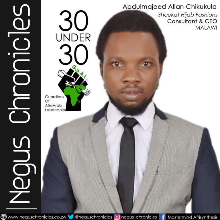 30-Under-30-AfroArab-Abdulmajeed-Allan-Chikukula-guardian of afroarab leadership-negus-chronicle