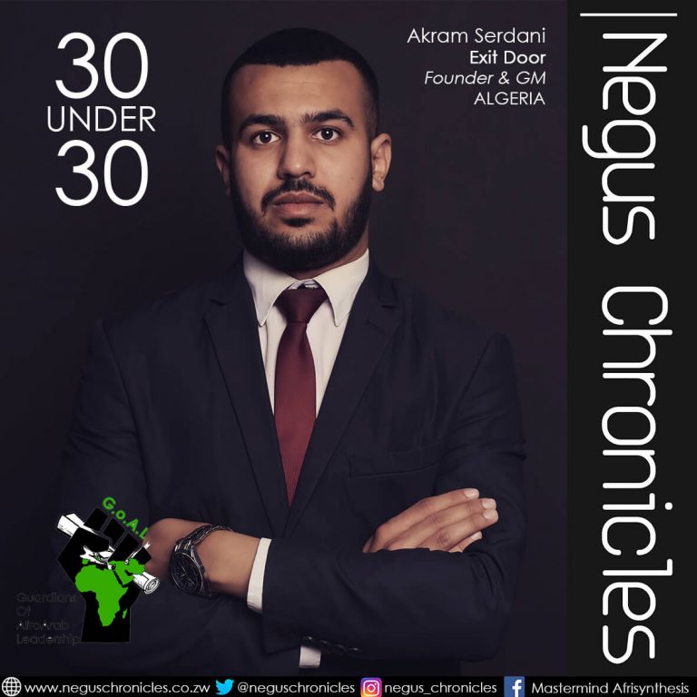 Exit Door-Algeria-30-under-30-AfroArab-Akram-Serdani-Negus Chronicles volunteer