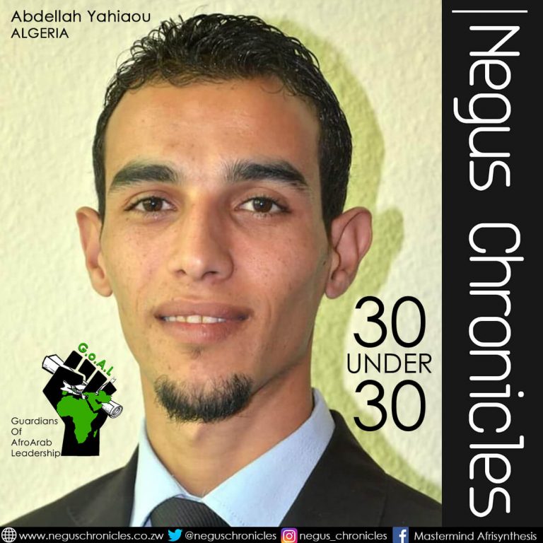 AfroArab Champion 2020: Abdellah Yahiaou 30under-30-AfroArab-Abdellah-Yahiaou- volunteer